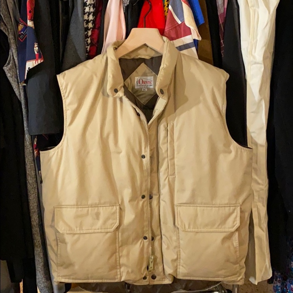 Orvis Down Filled Outdoor Vest, Five Pocket